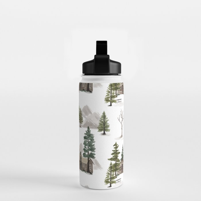 Cozy In Pines Water Bottle Gallery Image 2