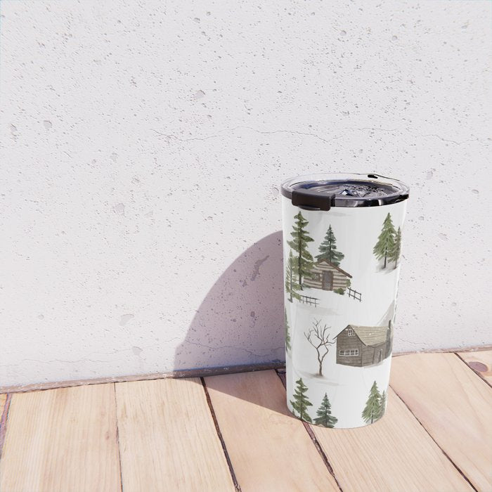 Cozy In Pines Travel Mug Gallery Image 4