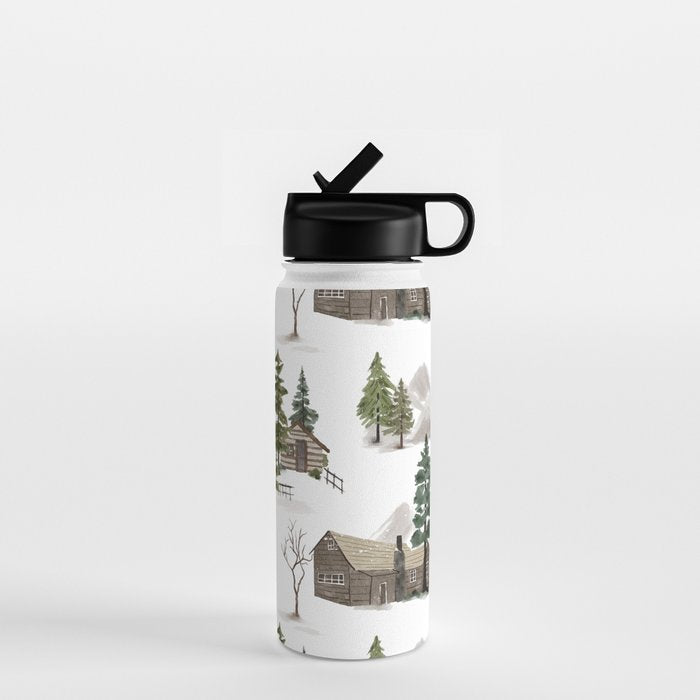 Cozy In Pines Water Bottle Gallery Image 1
