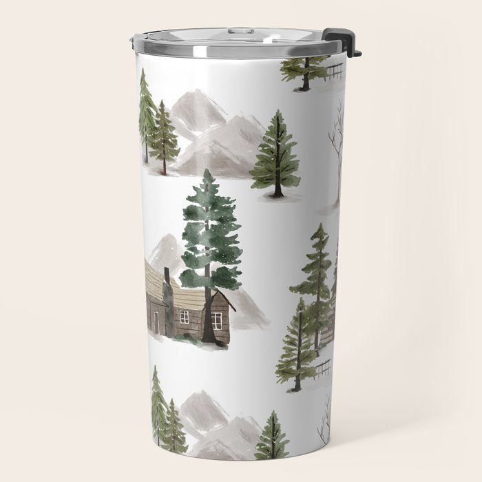 Cozy In Pines Travel Mug Gallery Image 2