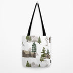 Cozy In Pines Tote Bag Gallery Image 2