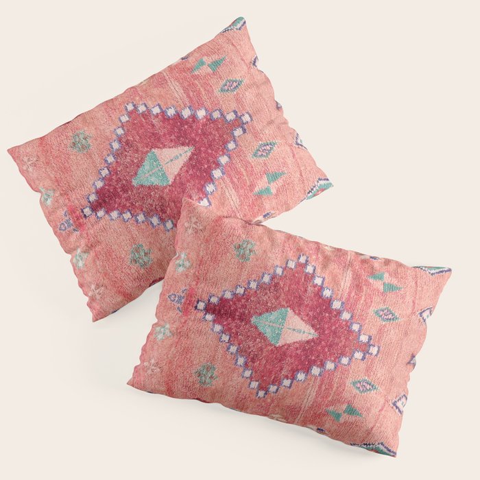 Heritage Moroccan Rug Style Design Pillow Sham Gallery Image 3