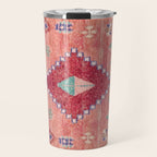Heritage Moroccan Rug Style Design Travel Mug Gallery Image 1