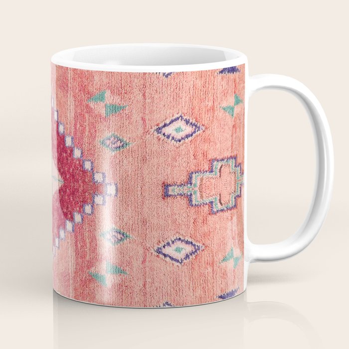 Heritage Moroccan Rug Style Design Coffee Mug Gallery Image 1