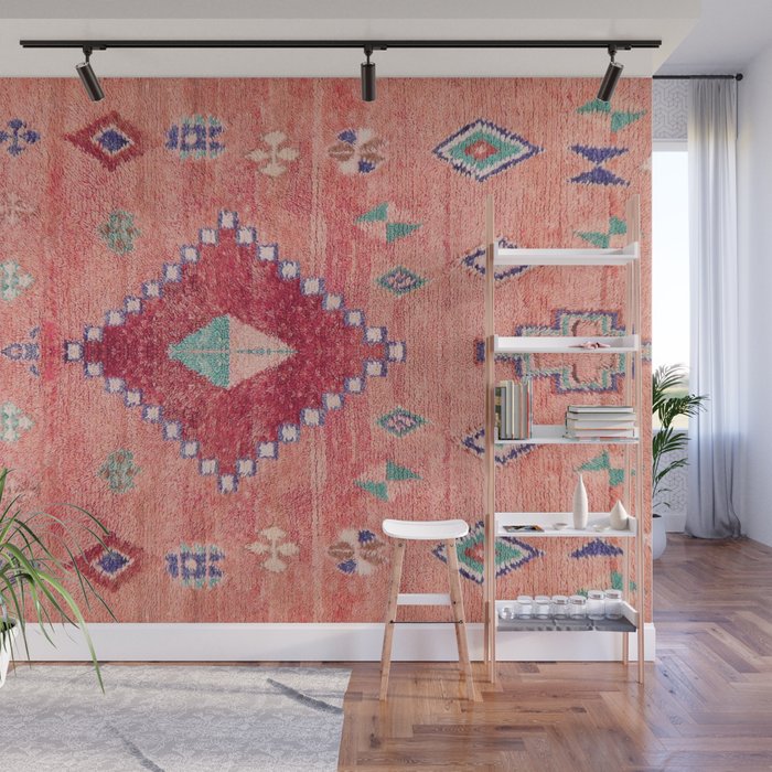Heritage Moroccan Rug Style Design Wall Mural Gallery Image 1