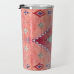 Heritage Moroccan Rug Style Design Travel Mug Gallery Image 3