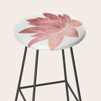 Pink Lotus Flower | Watercolor Texture Stool Gallery Image 2