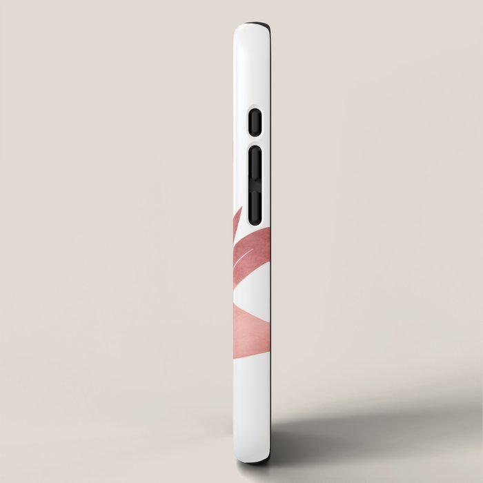 Pink Lotus Flower | Watercolor Texture iPhone Case Gallery Image 2