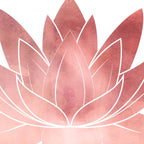 Pink Lotus Flower | Watercolor Texture Coffee Mug Gallery Image 2