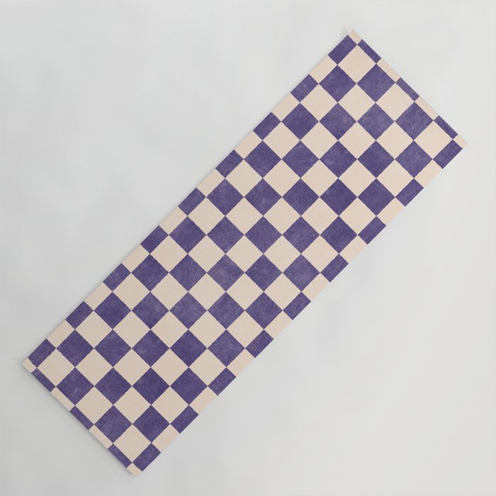 CHECKER - 001 - Lavender Yoga Mat Gallery Image 1
