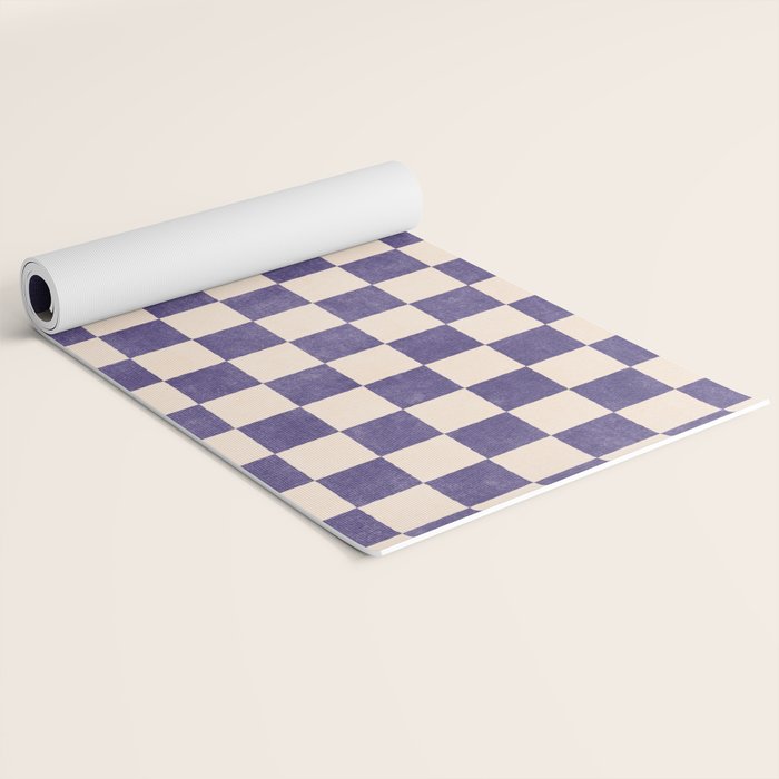 CHECKER - 001 - Lavender Yoga Mat Gallery Image 2