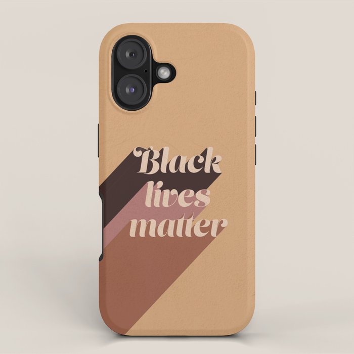 Black Lives Matter #typography iPhone Case Gallery Image 1