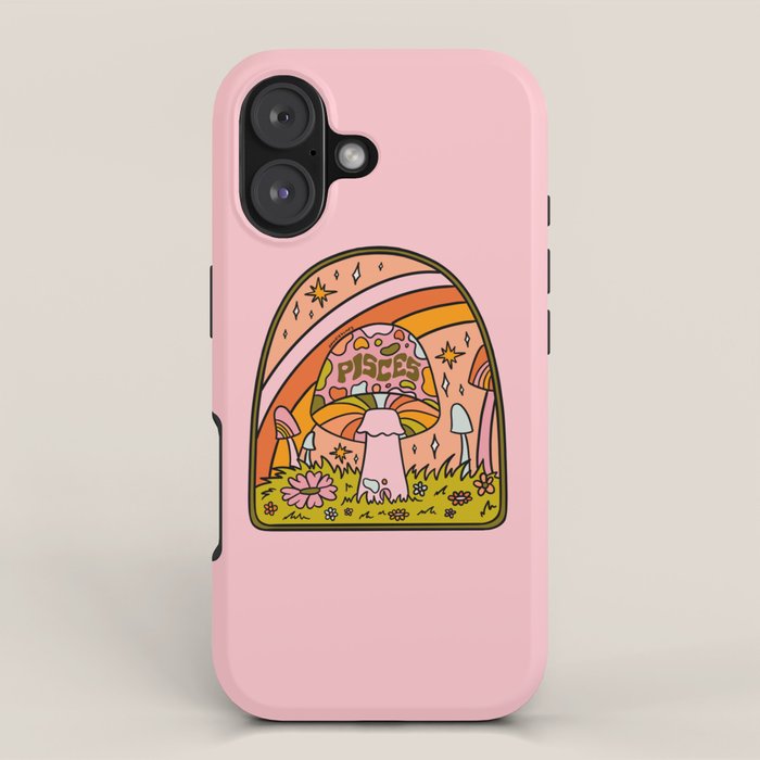 Pisces Mushroom iPhone Case Gallery Image 1