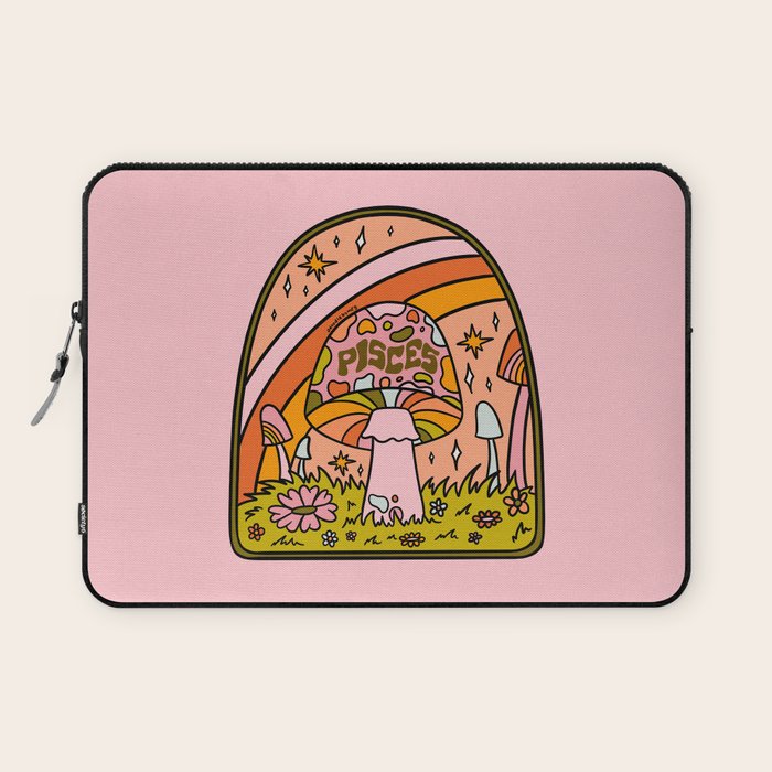 Pisces Mushroom Laptop Sleeve Gallery Image 1