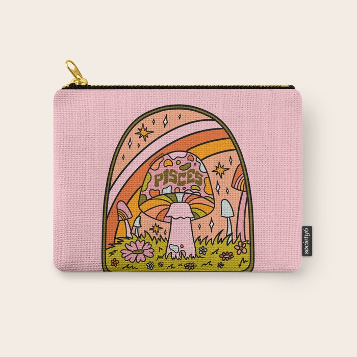 Pisces Mushroom Carry All Pouch Gallery Image 1