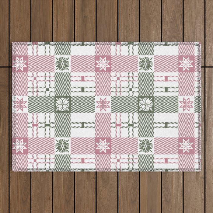 Holiday Nordic Warmth Outdoor Rug Gallery Image 1