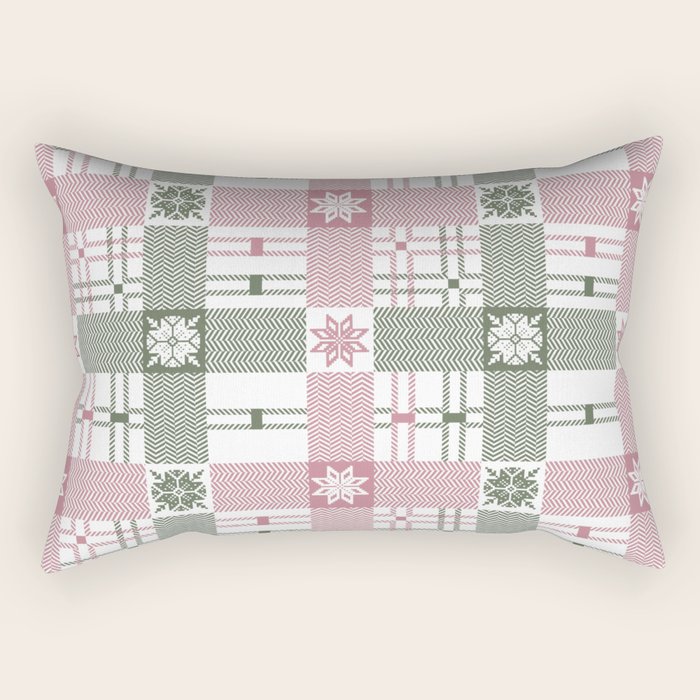 Holiday Nordic Warmth Rectangular Pillow Gallery Image 2