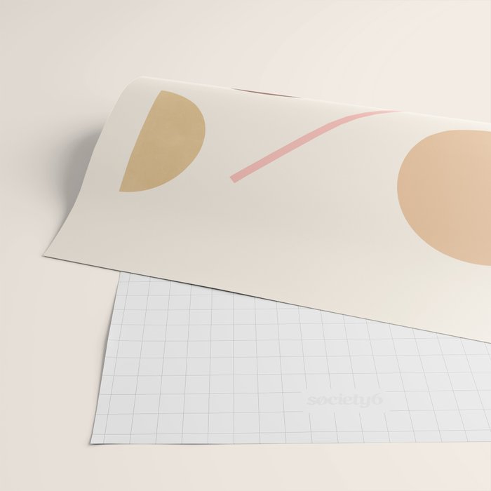 Abstraction_GEOMETRIC_SHAPE_ART_Minimalism_001C Wrapping Paper Gallery Image 2