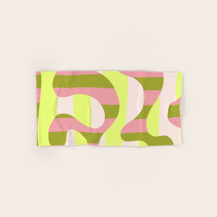 Watermelon Curve Bath Towel Gallery Image 1