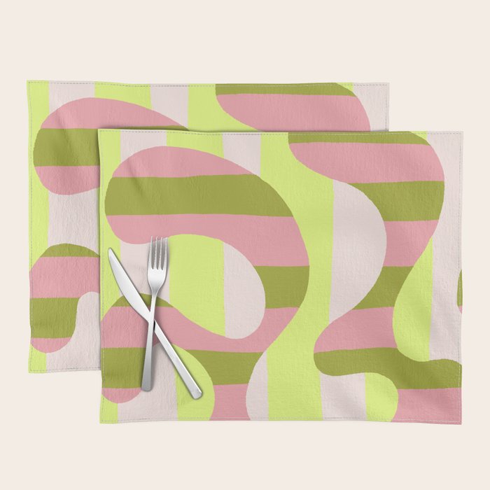 Watermelon Curve Placemat Gallery Image 1