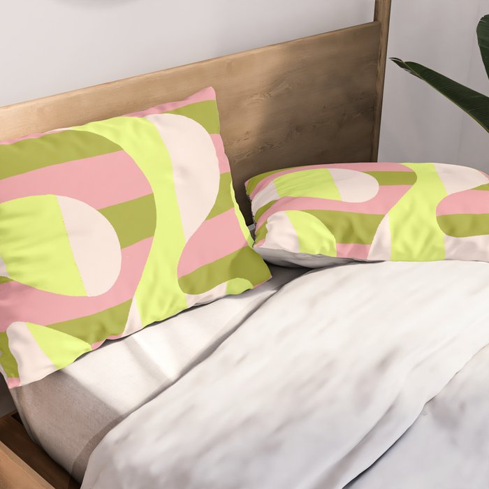 Watermelon Curve Pillow Sham Gallery Image 2