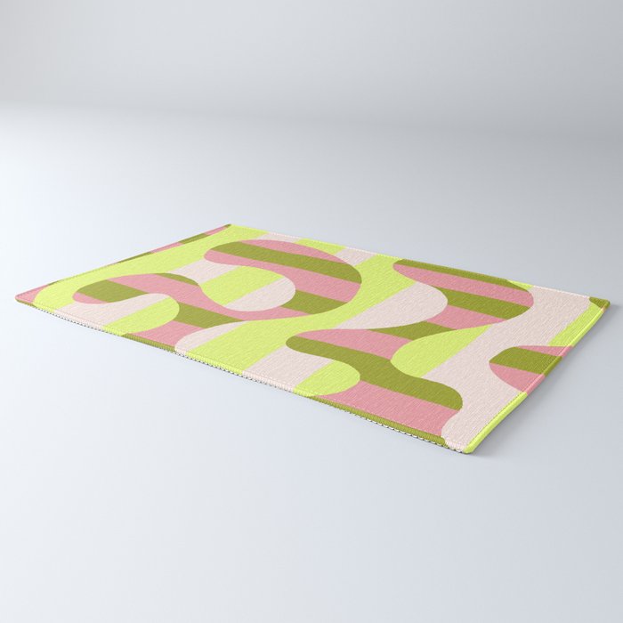 Watermelon Curve Rug Gallery Image 3