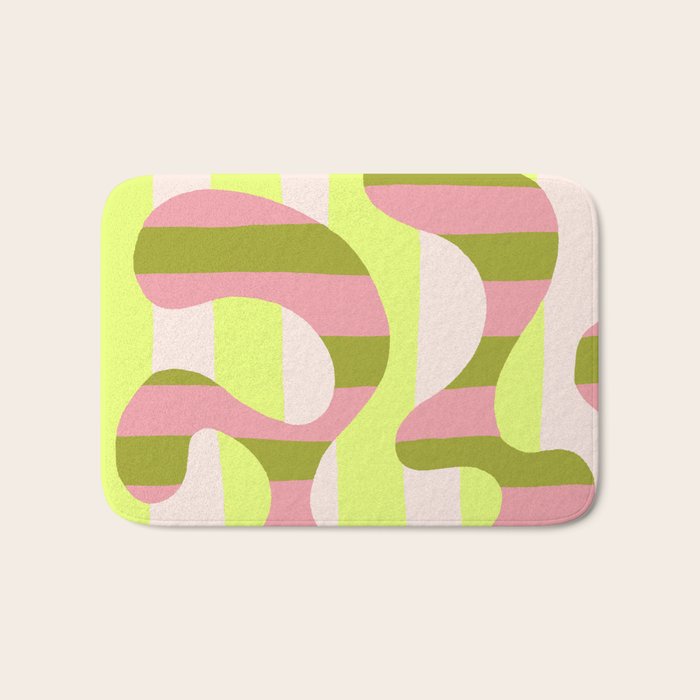 Watermelon Curve Bath Mat Gallery Image 1
