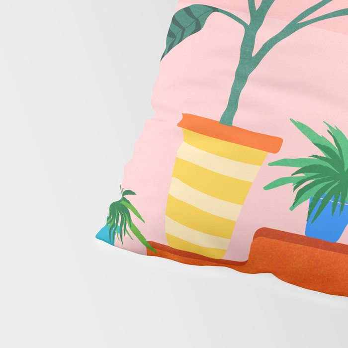 Costa Rica Poolside Landscape Pillow Sham Gallery Image 4