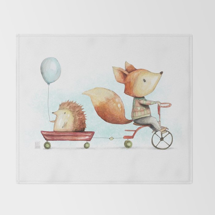 Best Friends Throw Blanket Gallery Image 2