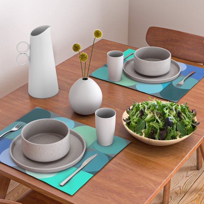 Modern Geometric 87C Placemat Gallery Image 2