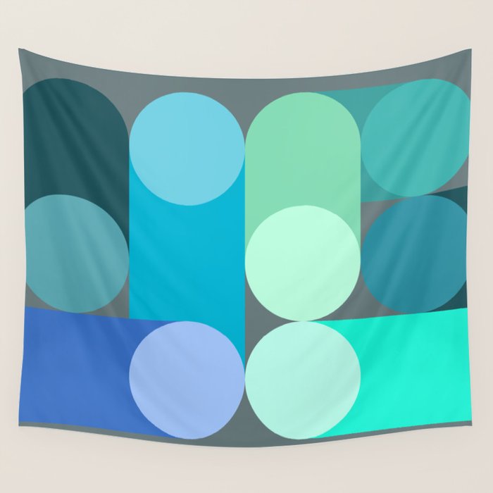 Modern Geometric 87C Wall Tapestry Gallery Image 1