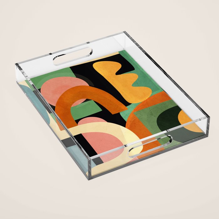 Minimal Modern Abstract 32 Acrylic Tray Gallery Image 1