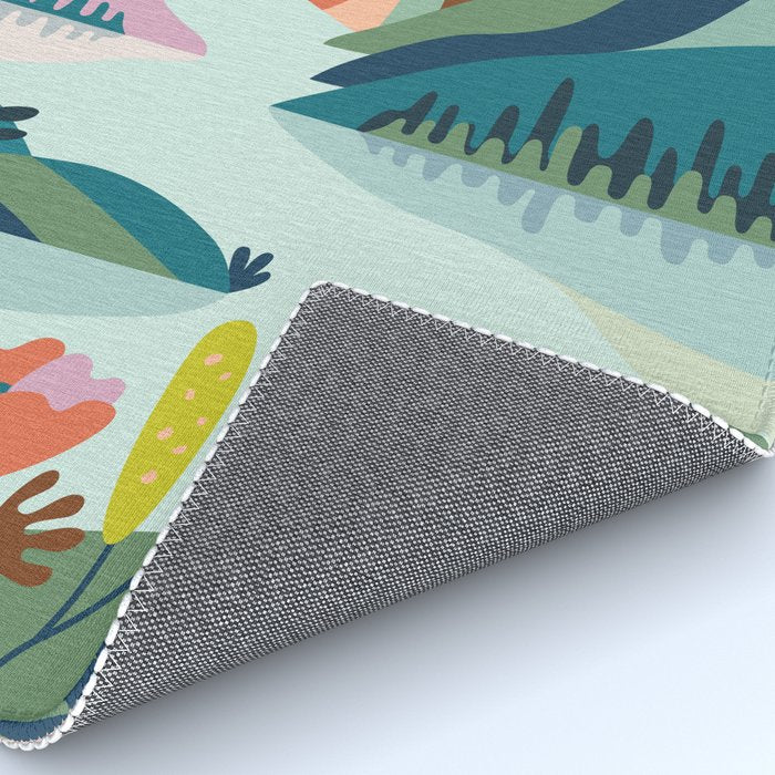 Modern Scenic Mountains  Rug Gallery Image 4