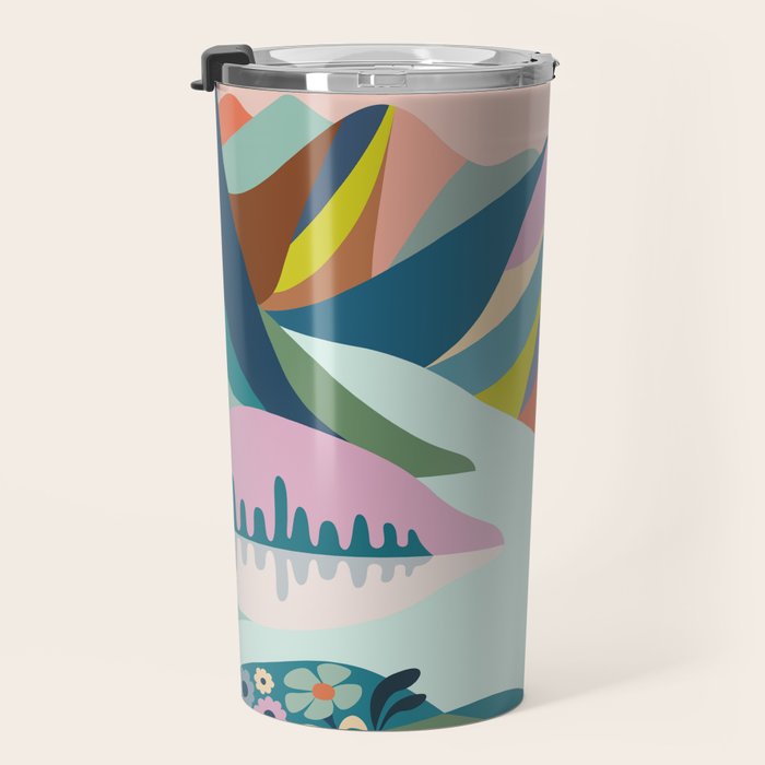 Modern Scenic Mountains  Travel Mug Gallery Image 3