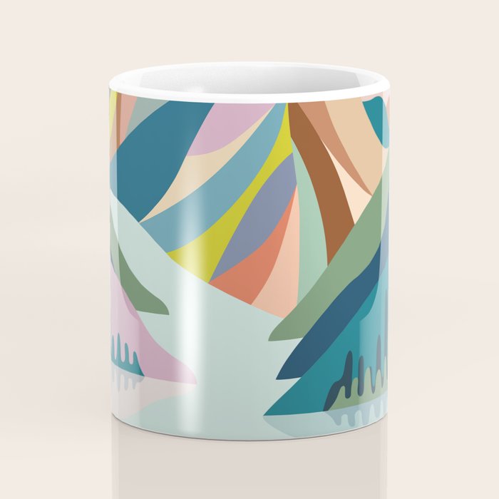 Modern Scenic Mountains  Coffee Mug Gallery Image 4