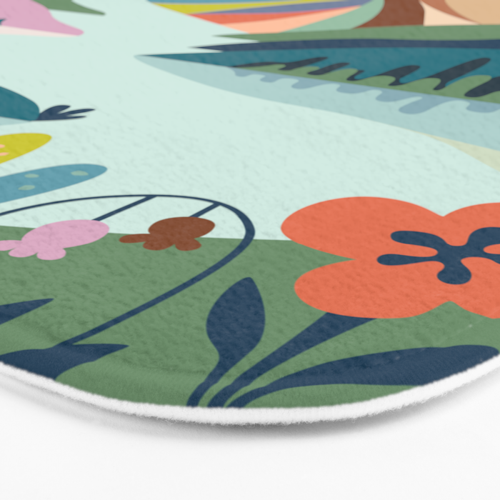 Modern Scenic Mountains  Bath Mat Gallery Image 3