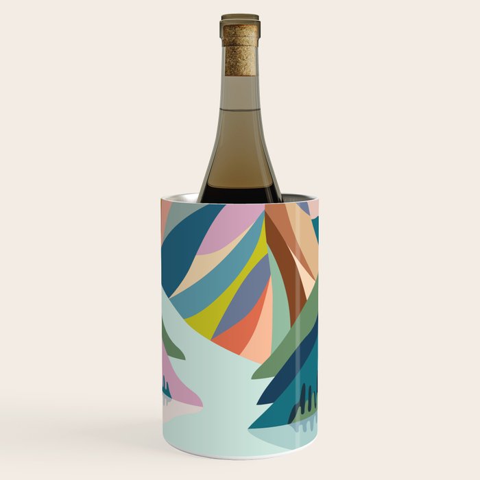 Modern Scenic Mountains  Wine Chiller Gallery Image 1