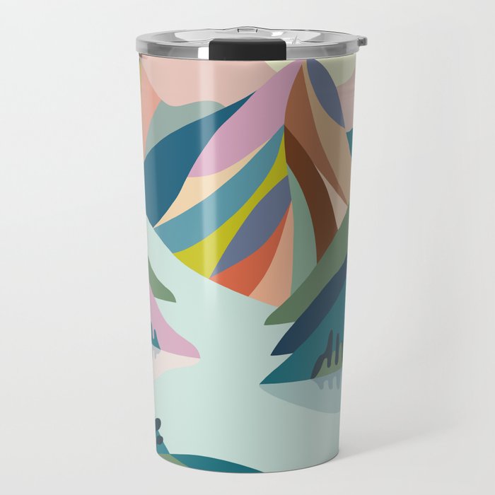 Modern Scenic Mountains  Travel Mug Gallery Image 1