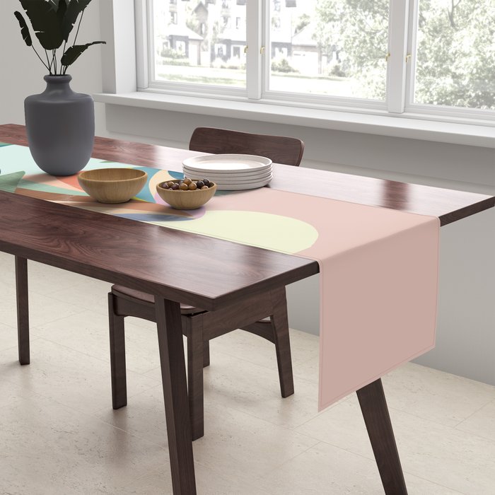 Modern Scenic Mountains  Table Runner Gallery Image 2