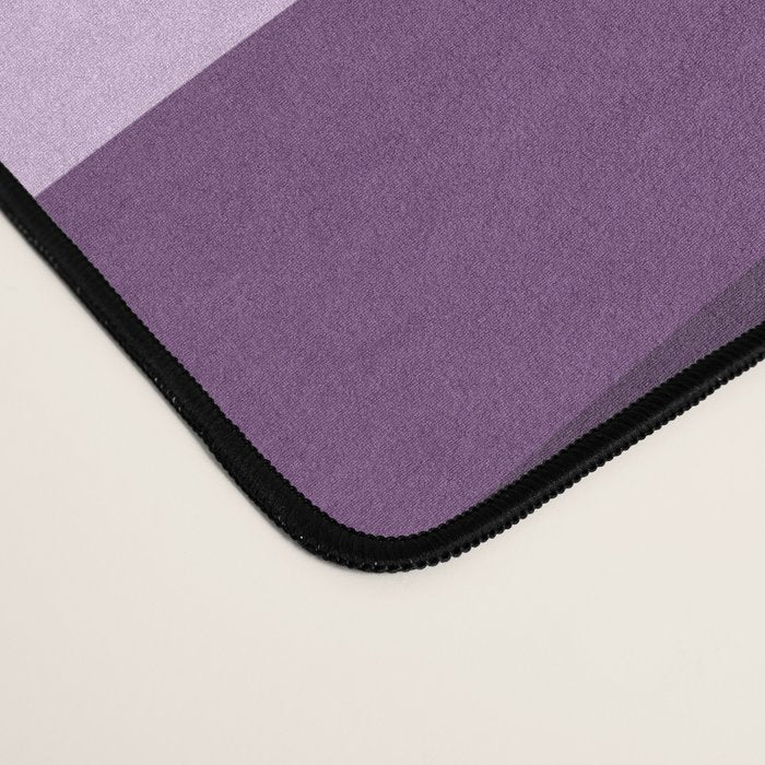  Retro Abstract And Geometric Shapes Purple, Mustard Yellow, Pink, Black Desk Mat Gallery Image 4