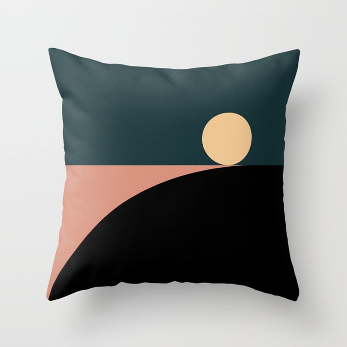 Simplistic Landscape X Throw Pillow Gallery Image 6
