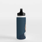 Ruth Bader Ginsburg Blowing White Bubble gum Water Bottle Gallery Image 3
