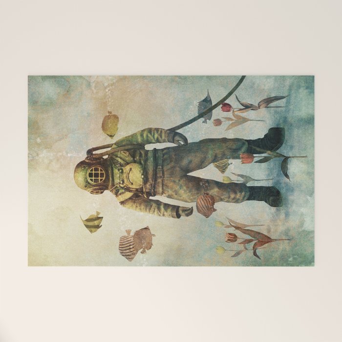 Deep Sea Garden  Welcome Mat Gallery Image 1