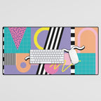 Memphis pattern 85 - 80s / 90s Retro Desk Mat Gallery Image 1