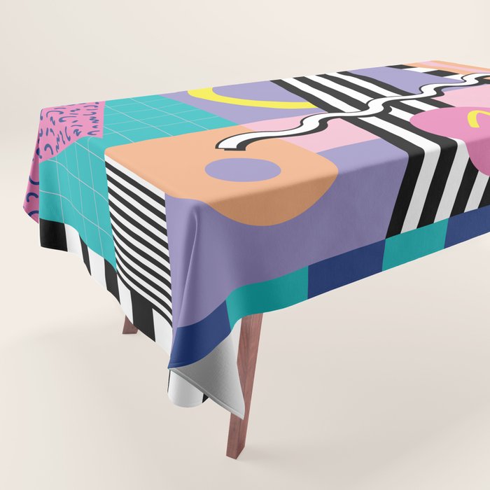 Memphis pattern 85 - 80s / 90s Retro Tablecloth Gallery Image 1