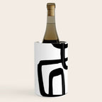 Retro Ink White Background Wine Chiller Gallery Image 2