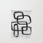 Retro Ink White Background Wall Hanging Gallery Image 1