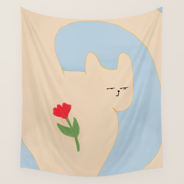 FELINA FLOR Wall Tapestry Gallery Image 1