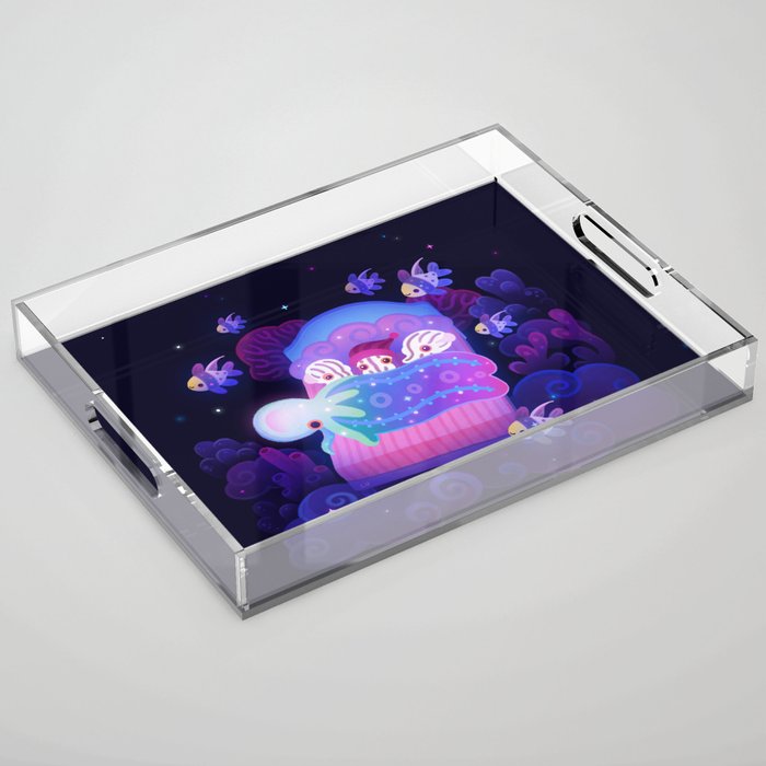 Blanket octopus Acrylic Tray Gallery Image 1
