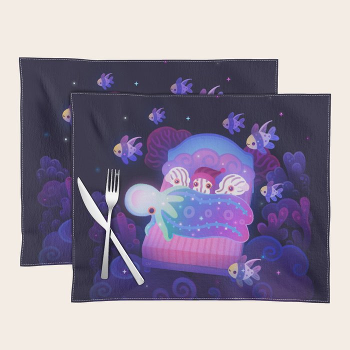 Blanket octopus Placemat Gallery Image 1